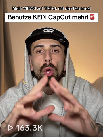 TikTok Video mit 163,3k Views
