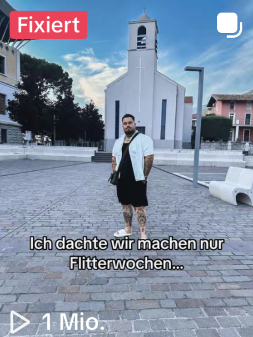 TikTok Video mit 1 Mio. Views