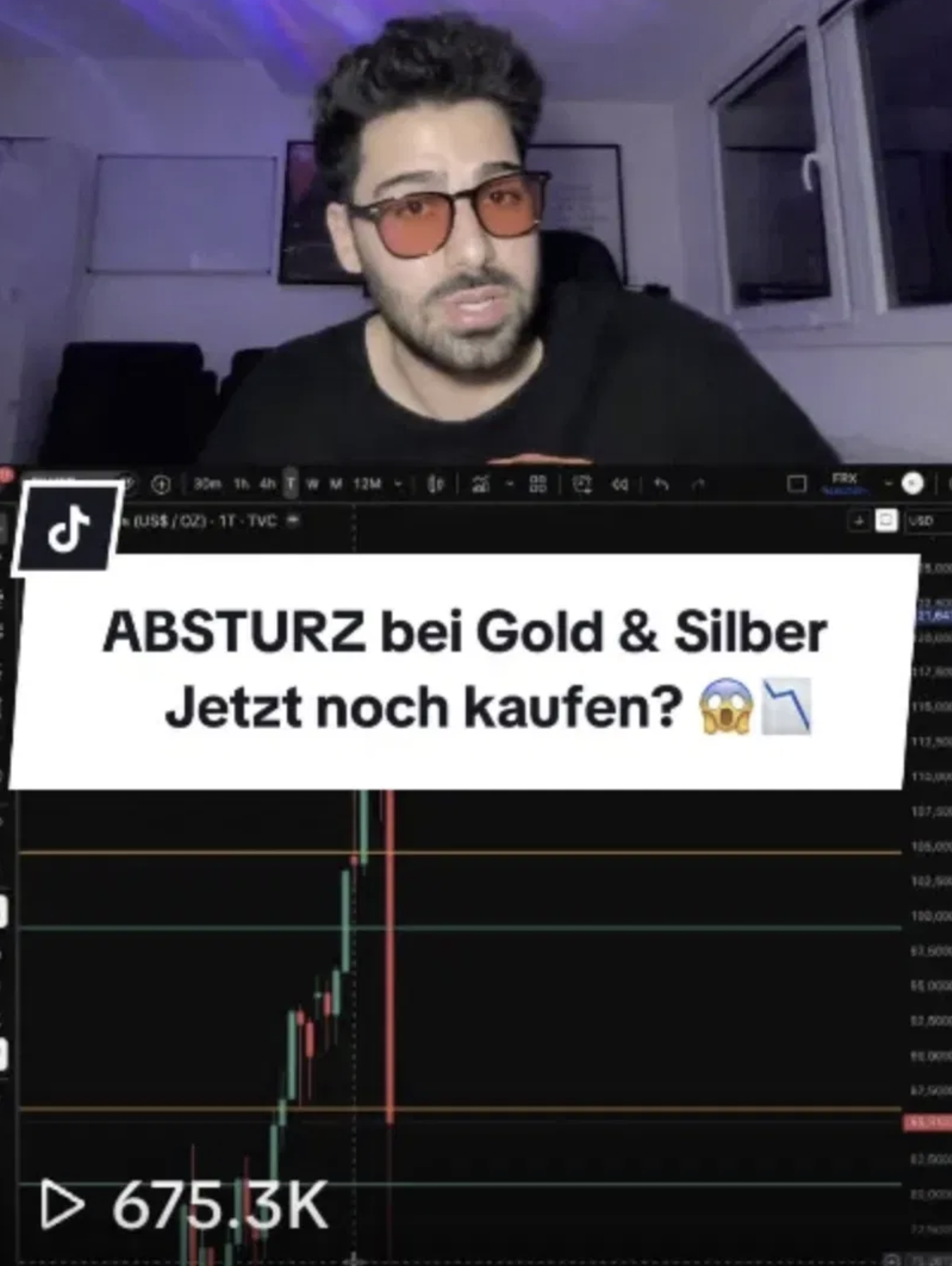 TikTok Video mit 675,3k Views